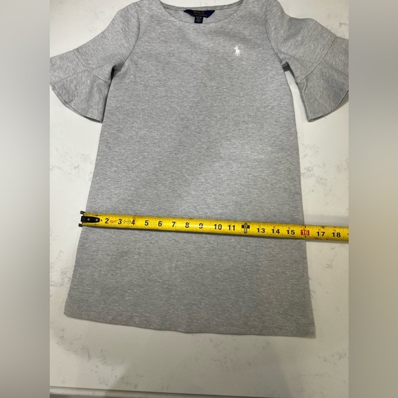 Ralph Lauren Gray Sheath Dress with Bell Sleeves - Picture 9 of 11